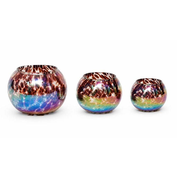 Decorative Glass Tea light holder - Multicolor Kiana