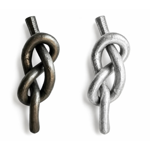 Decorative Metal Knot Sculpture - Bronze Kiana