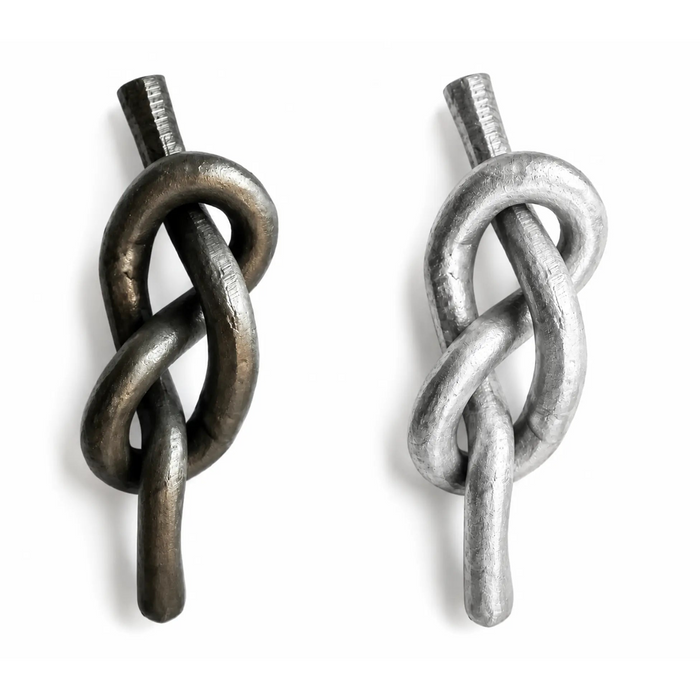 Decorative Metal Knot Sculpture - Bronze Kiana