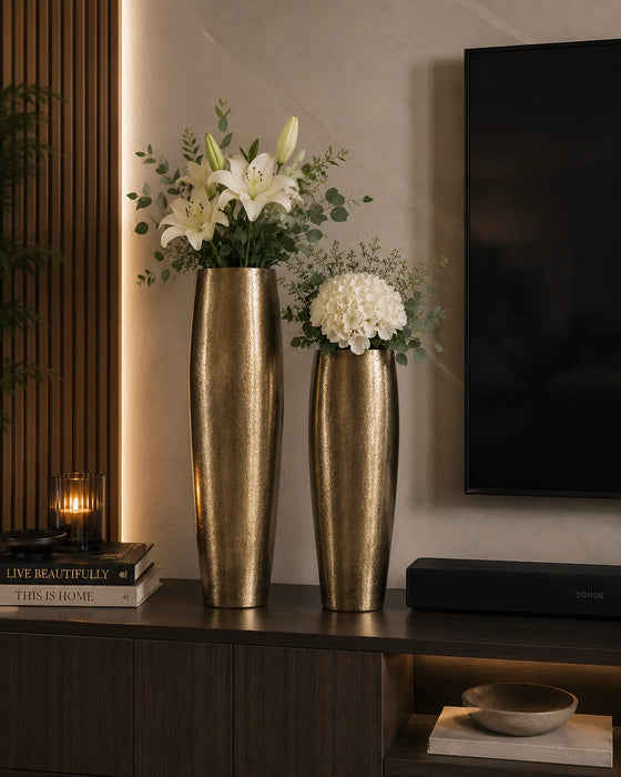 Decorative Metal Vases - Bronze Kiana