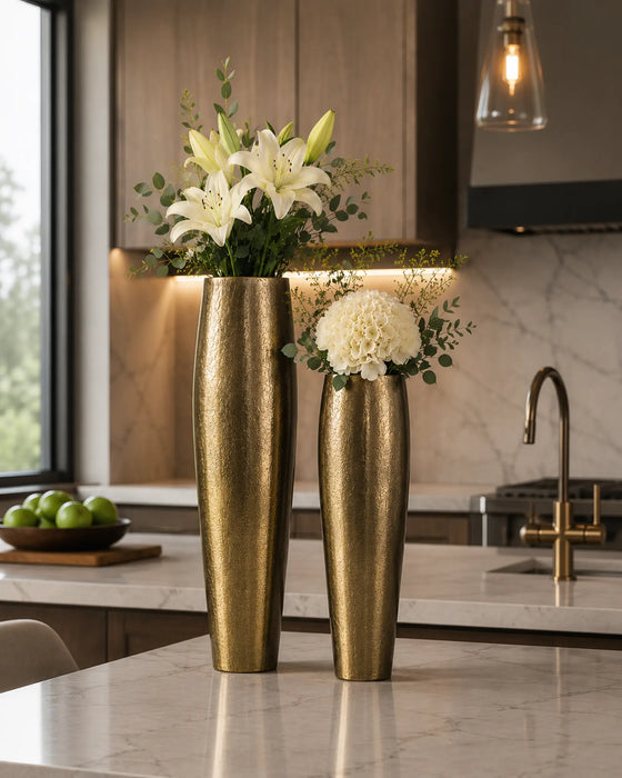 Decorative Metal Vases - Bronze Kiana