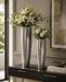 Decorative Metal Vases - Silver Kiana