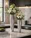 Decorative Metal Vases - Silver Kiana
