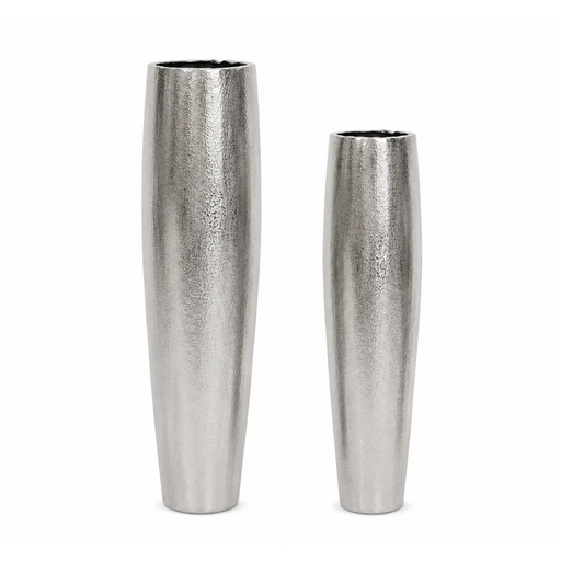 Decorative Metal Vases - Silver Kiana