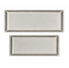 Decorative Rectangle Metal Tray -Silver Kiana
