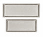 Decorative Rectangle Metal Tray -Silver Kiana