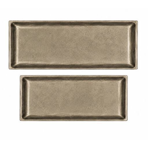 Decorative Rectangle Metal Tray - Bronze Kiana