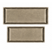 Decorative Rectangle Metal Tray - Bronze Kiana