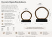 Decorative Ring Sculpture Set - Gold Kiana