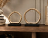 Decorative Ring Sculpture Set - Gold Kiana