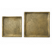 Decorative Square Metal Tray - Bronze Kiana