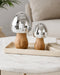 Decorative Wooden Mushroom Sculpture  set Kiana
