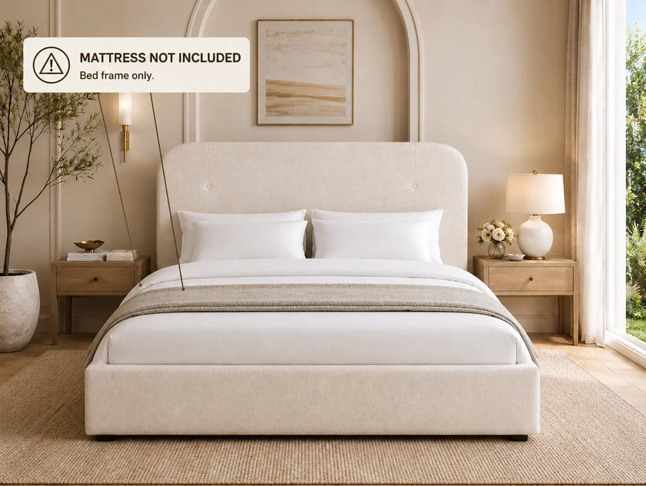 Elara Curve King Size Storage bed Kiana