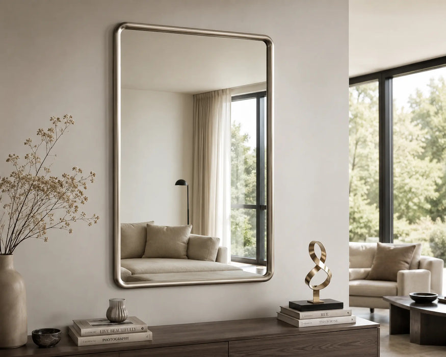 Elara Silver Framed Mirror Kiana