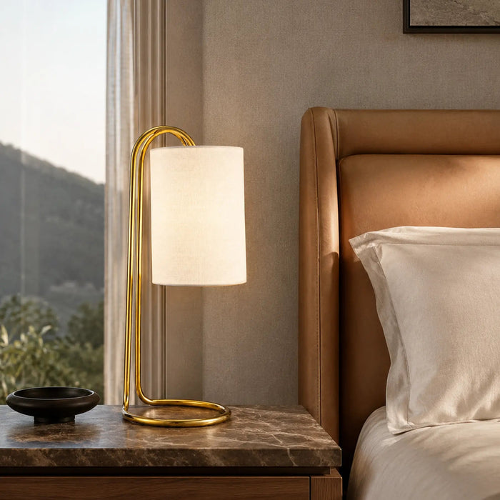 Gold Arc Table Lamp