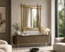 Gold Linear Opulence Framed mirror Kiana