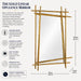 Gold Linear Opulence Framed mirror Kiana