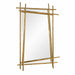 Gold Linear Opulence Framed mirror Kiana