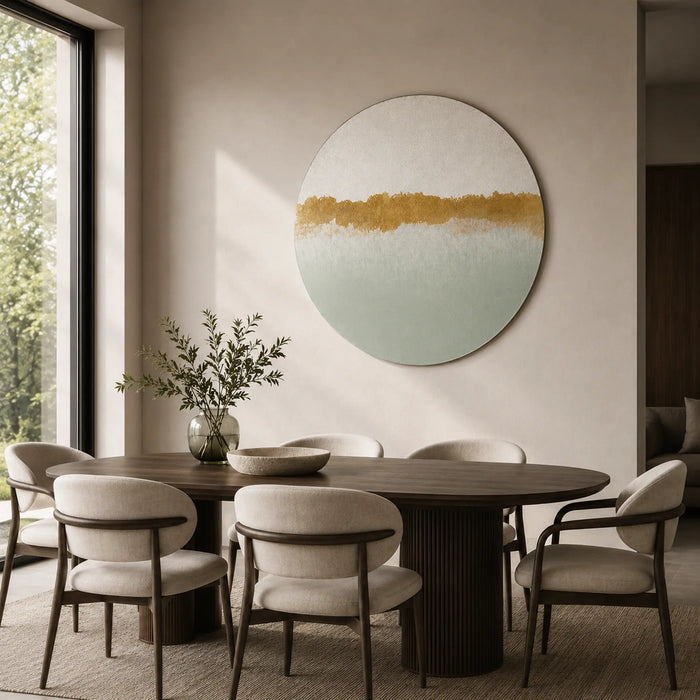 Golden Horizon Round wall décor Kiana
