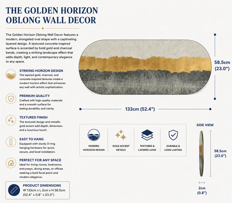 Golden Horizon wall décor Kiana