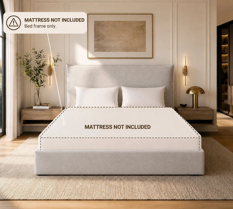 Harper Wingback King Size  Storage Bed Kiana