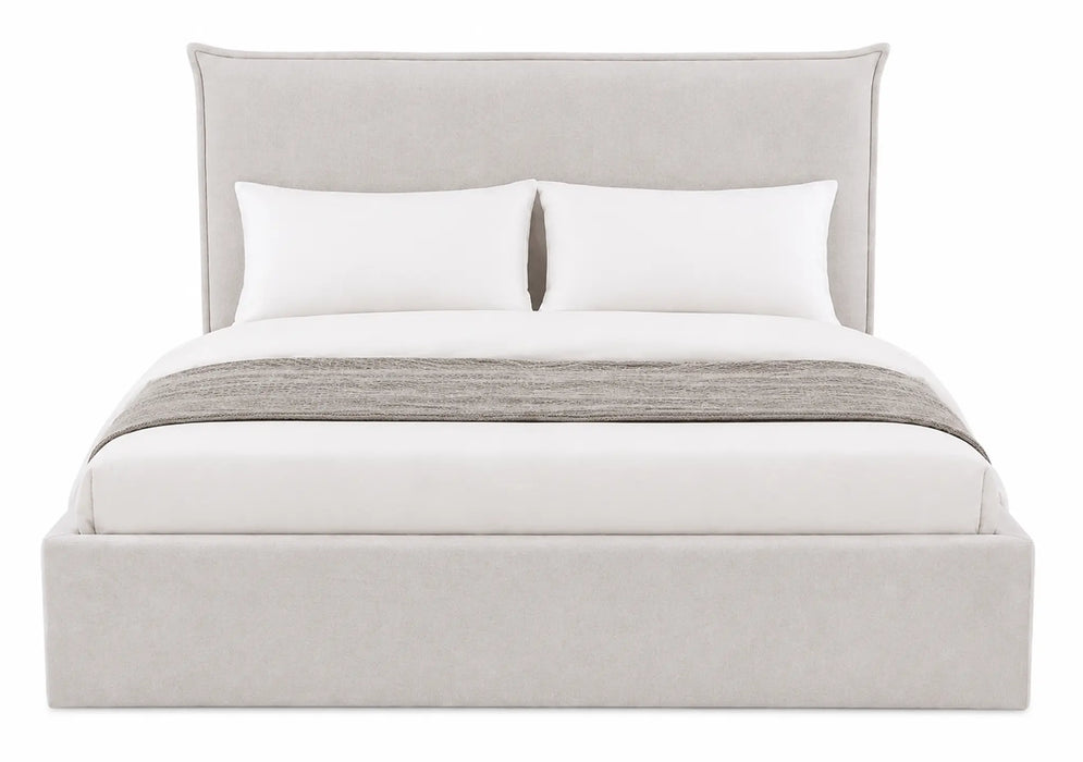 Harper Wingback Queen Size  Storage Bed Kiana