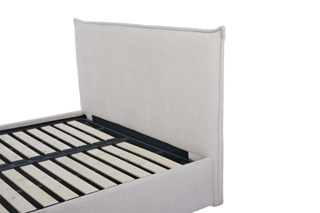 Harper Wingback Queen Size  Storage Bed Kiana