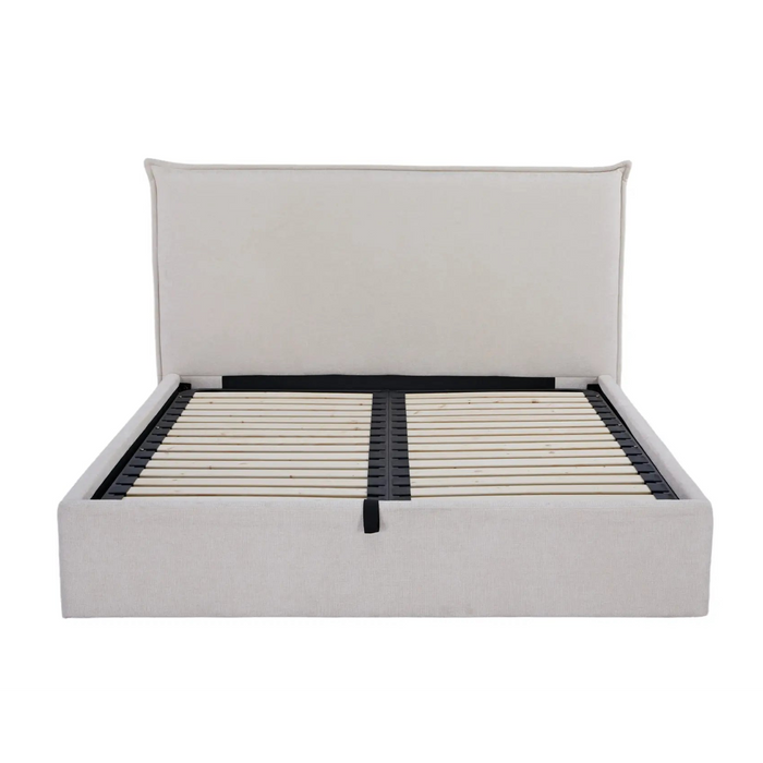 Harper Wingback Queen Size  Storage Bed Kiana