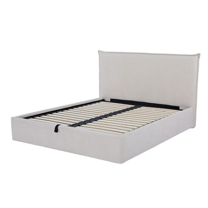 Harper Wingback Queen Size  Storage Bed Kiana