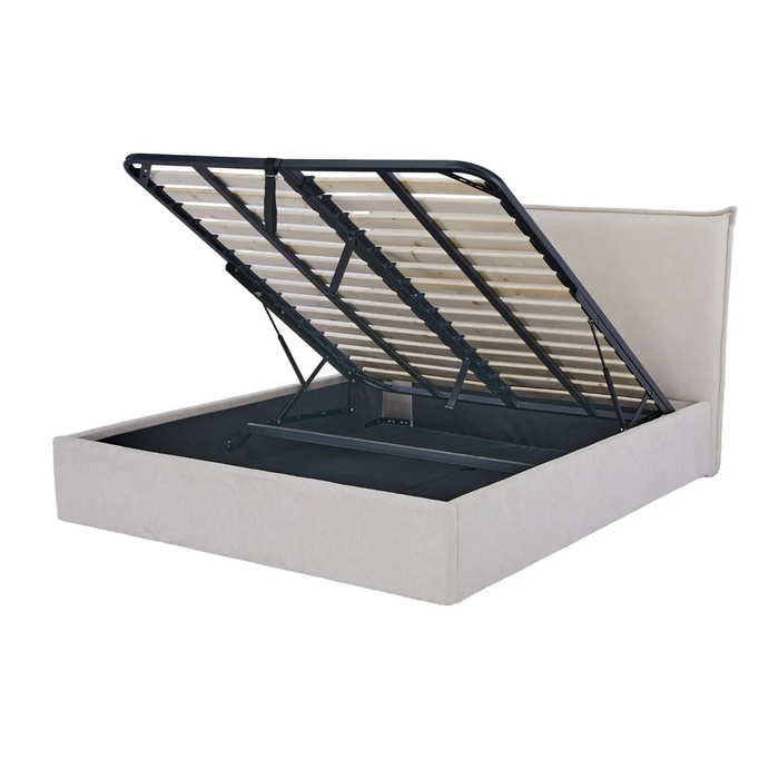 Harper Wingback Queen Size  Storage Bed Kiana