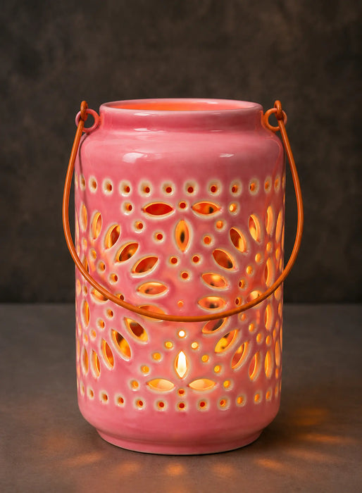 Kiana Lartern Pink/Orange