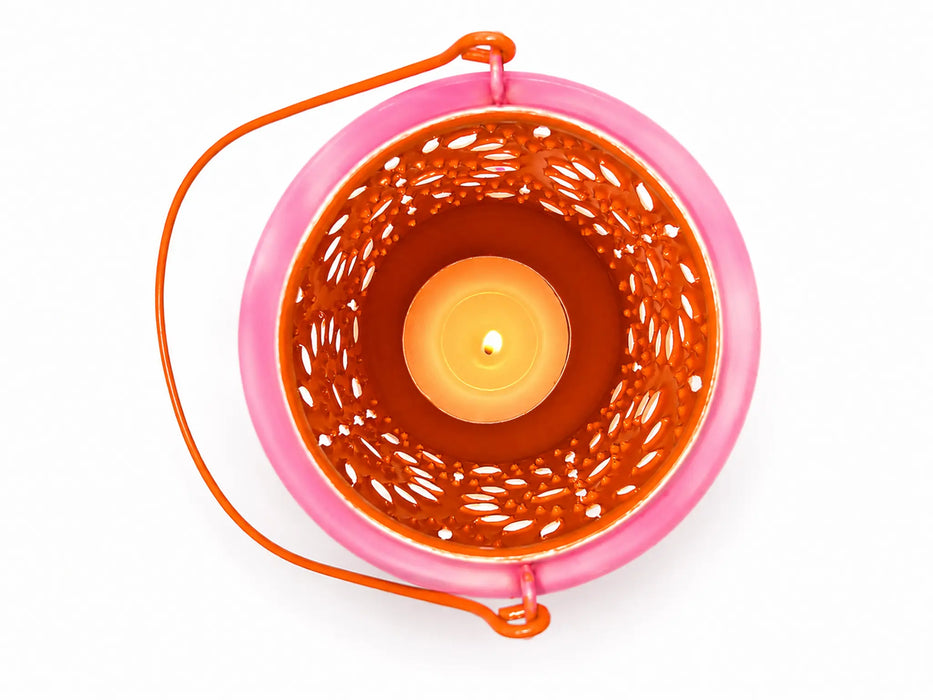 Kiana Lartern Pink/Orange