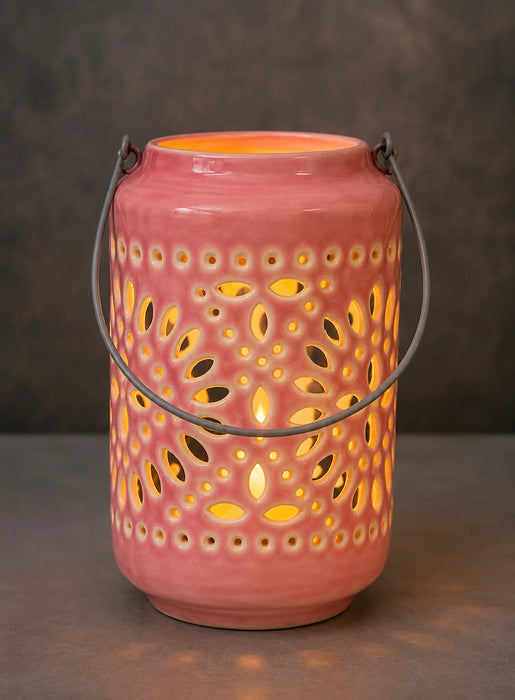 Kiana Lartern Pink/Gray