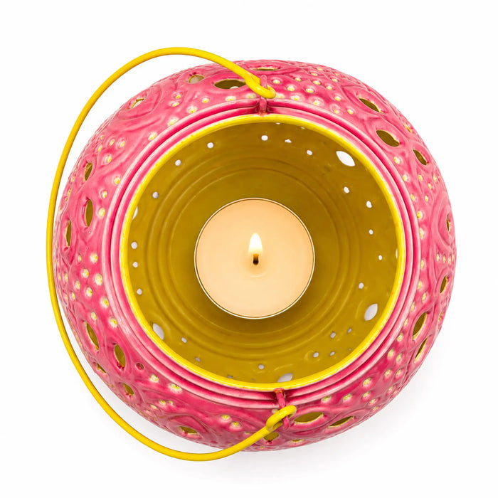 Kiana Lartern Pink/Yellow