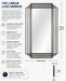 Linear Luxe Framed Mirror Kiana
