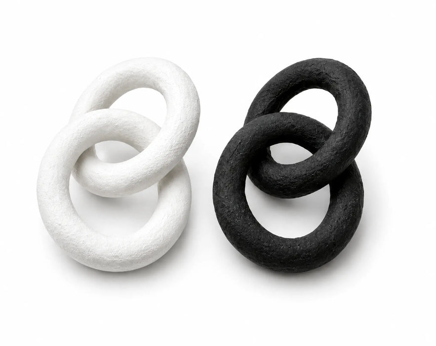 Linked Sculpt Decor Rings Kiana