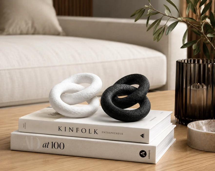 Linked Sculpt Decor Rings Kiana