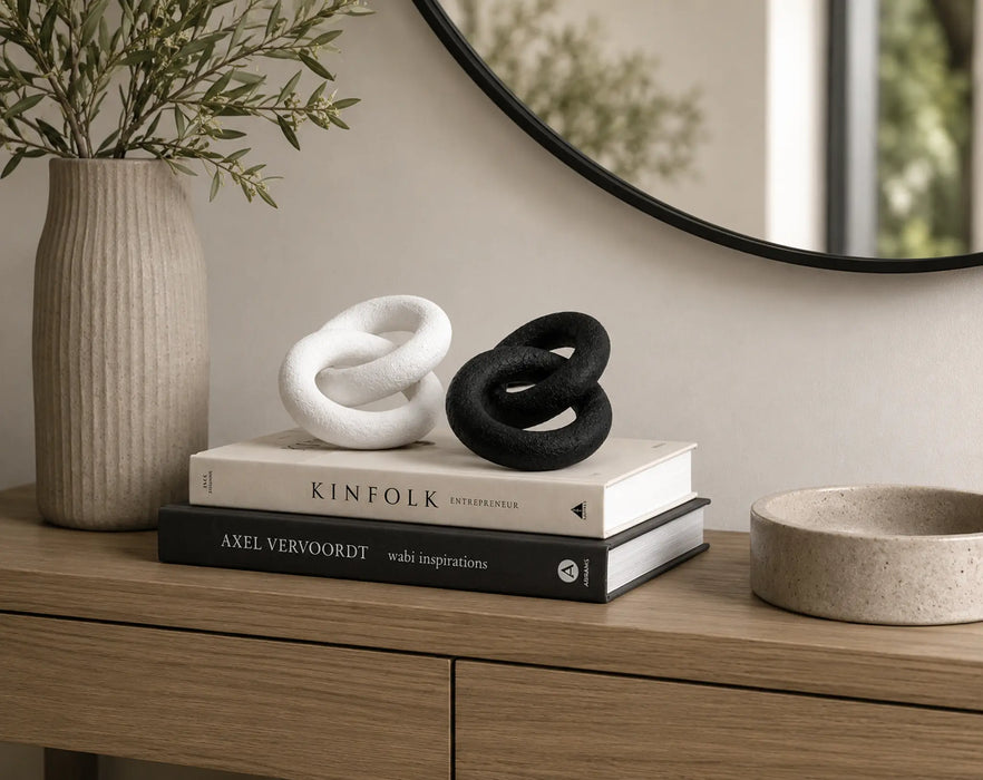 Linked Sculpt Decor Rings Kiana