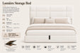 Lumière King Size Storage Bed Kiana