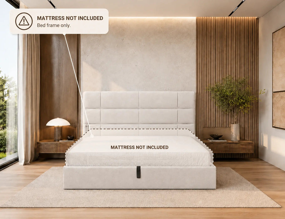 Lumière King Size Storage Bed Kiana