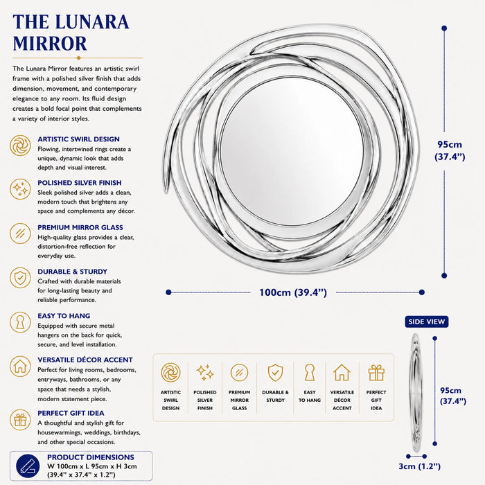 Lunara Framed mirror Kiana