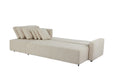 Maison L Shape Sofa Bed Beige Kiana