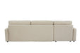 Maison L Shape Sofa Bed Beige Kiana