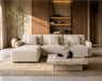 Maison L Shape Sofa Bed Beige Kiana