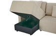 Maison L Shape Sofa Bed Beige Kiana