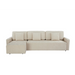 Maison L Shape Sofa Bed Beige Kiana