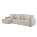 Maison L Shape Sofa Bed Beige Kiana