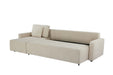 Maison L Shape Sofa Bed Beige Kiana