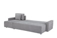 Maison L Shape Sofa Bed Grey Kiana