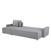 Maison L Shape Sofa Bed Grey Kiana